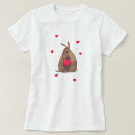 Valentines Day Heart Texas Armadillo T Shirt