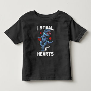 Valentines day Hearts Boy Trex Älskare T Shirt