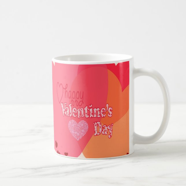 Valentines day Hearts Kaffemugg (Höger)