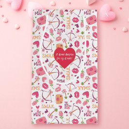 Valentines day Hearts & Kisses Gift Bag