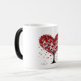 Valentines Day Hearts Magisk Mugg