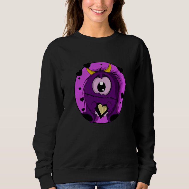 Valentine's Day hearts monster  14 T Shirt (Framsida)