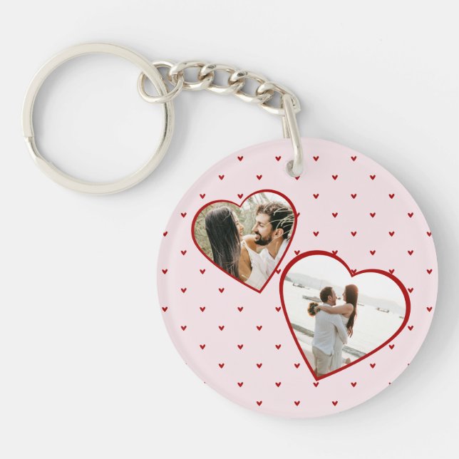 Valentine's Day Hearts Red Photo Collage (Framsidan)