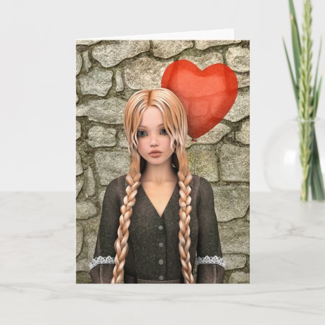 Valentines day helgkort (Framsida)