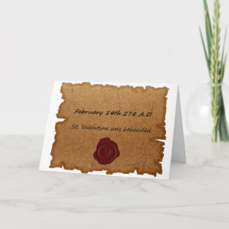 Valentines Day Historical Ursprung Card Helgkort