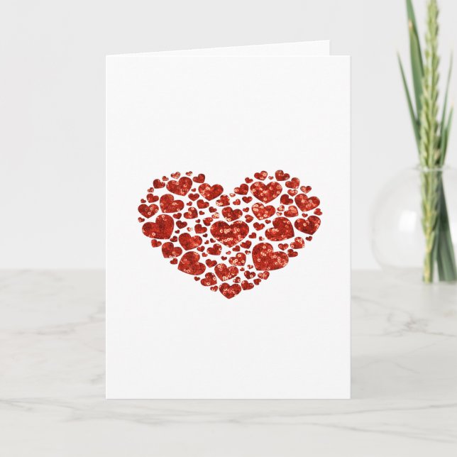 valentines day-hjärta helgkort (Framsida)