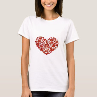 valentines day-hjärta t shirt