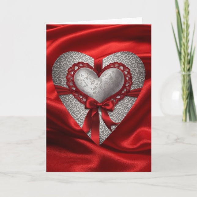 Valentine's Day-hjärtkort Kort (Framsida)