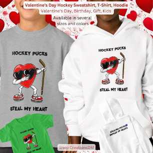 Valentines Day Hockey Sweatshirt, T-Shirt, T Shirt