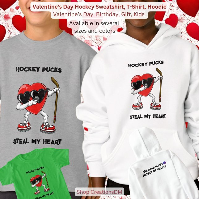 Valentines Day Hockey Sweatshirt, T-Shirt, T Shirt (Skapare uppladdad)