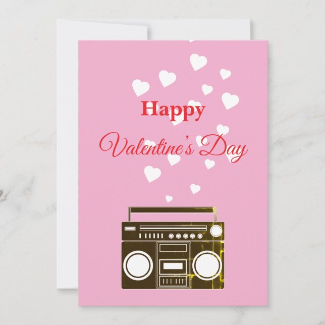 Valentine's day holiday inbjudningar (Framsida)