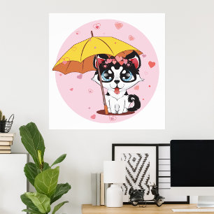 Valentines day Hund Poster