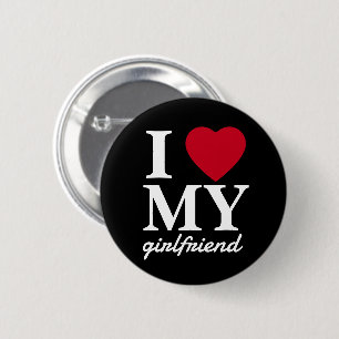 Valentines day I Kärlek Min flickvän   Boykompis Knapp