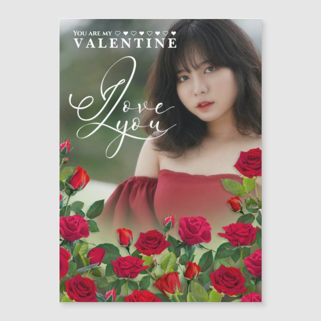 Valentine's Day   I Love You Custom Photo (Framsida)