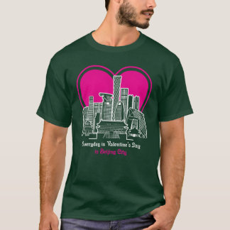 Valentines Day in Beijing City family T Shirt