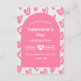Valentine's Day Invitation Card Inbjudningar