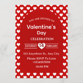 Valentine's Day Invitation Card Inbjudningar