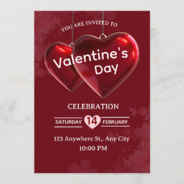 Valentine's Day Invitation Card Inbjudningar