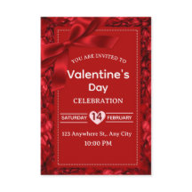 Valentine's Day Invitation Card