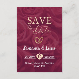 Valentine's Day Invitation Card Inbjudningar