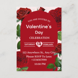 Valentine's Day Invitation Card Inbjudningar