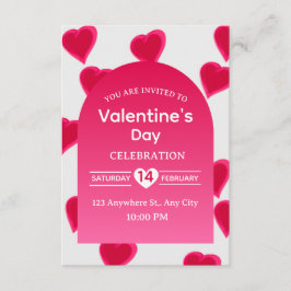 Valentine's Day Invitation Card Inbjudningar