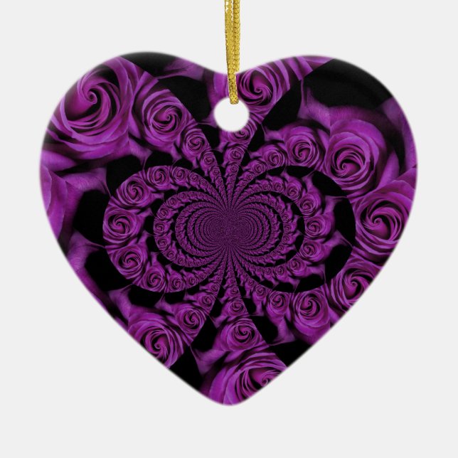 Valentines day julgransprydnad keramik (Framsidan)