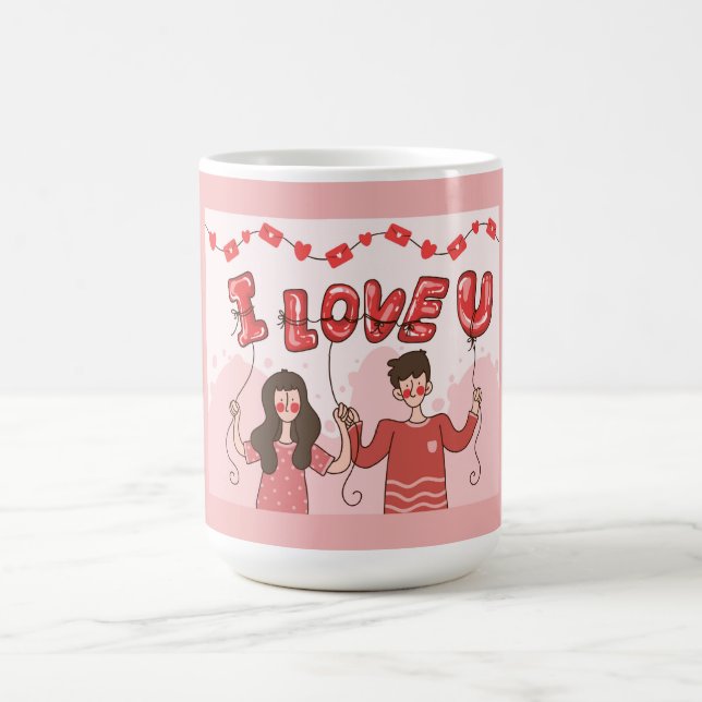 Valentines day-kaffe Mugg (Center)