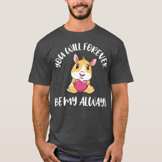 Valentines day Kärlek Guinea-Gris kommer du aldrig T Shirt