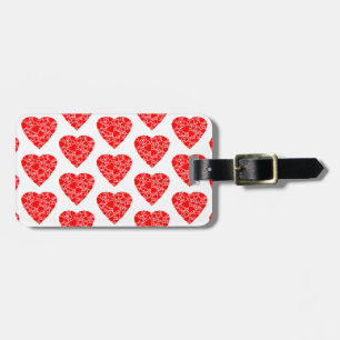 Valentines day Kärlek Hjärtresresresgodsagemärke Bagagebricka