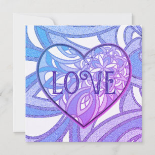 Valentines day KÄRLEK Julkort