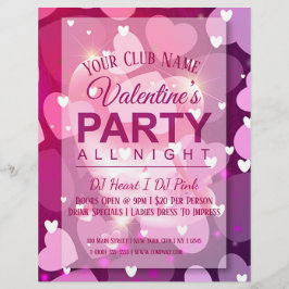 Valentines day Klubb Party Flyer