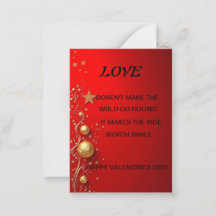 Valentines day-kort