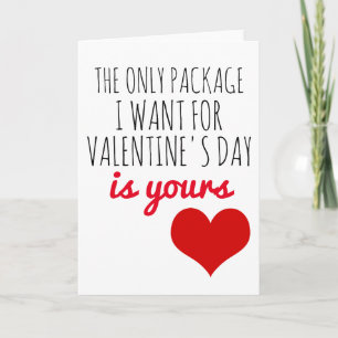 valentines day-kort är det enda paket jag vill ha helgkort