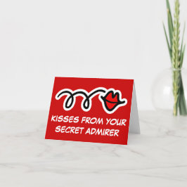 Valentines day-kort för roligt | Hemlig beundrares Helgkort