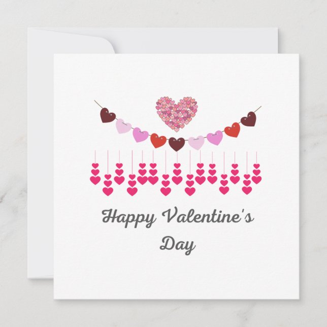 Valentines day-kort för Valentines day-kort Kort (Framsida)