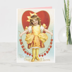 Valentines day-kort för vintage helgkort