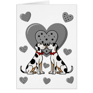 valentines day kort Great Dane