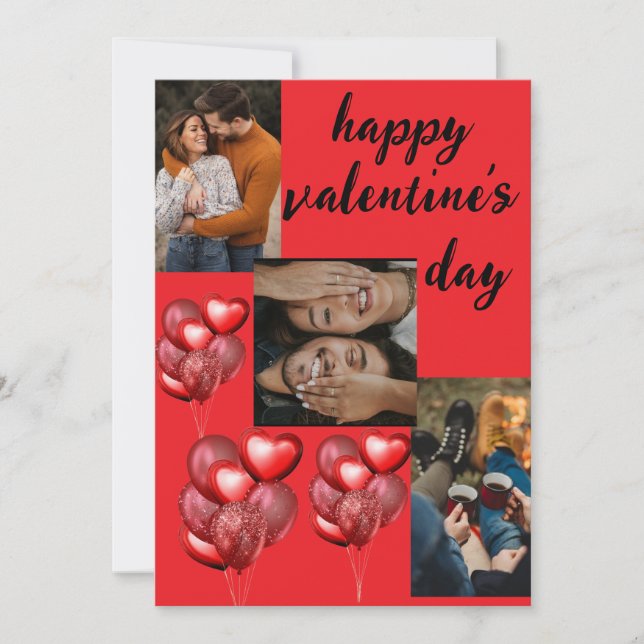 Valentines day-kort inbjudningar (Framsida)