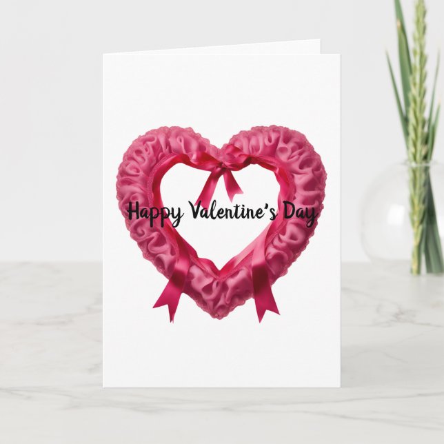 Valentine's Day-kort med hjärta Kort (Framsida)
