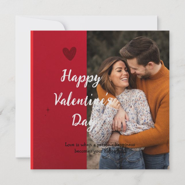 Valentines day-kort meddelande (Framsida)