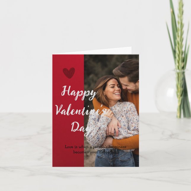 Valentines day-kort meddelande (Framsida)