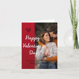 Valentines day-kort meddelande