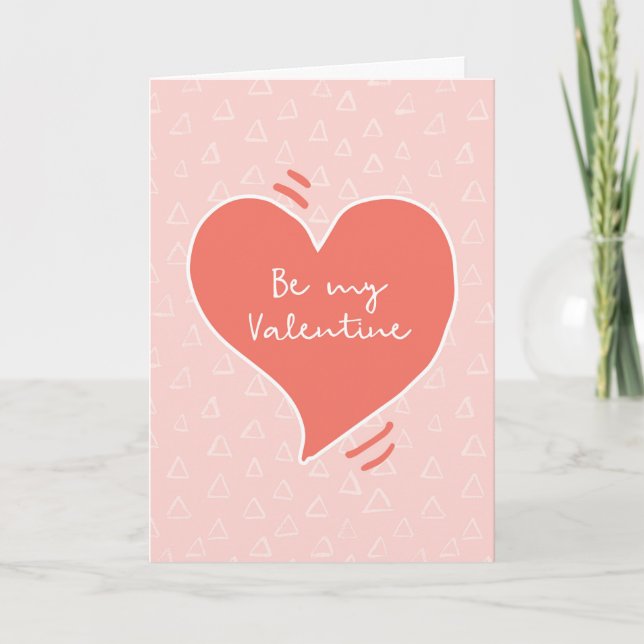 Valentines day kort, var min Valentine Helgkort (Framsida)