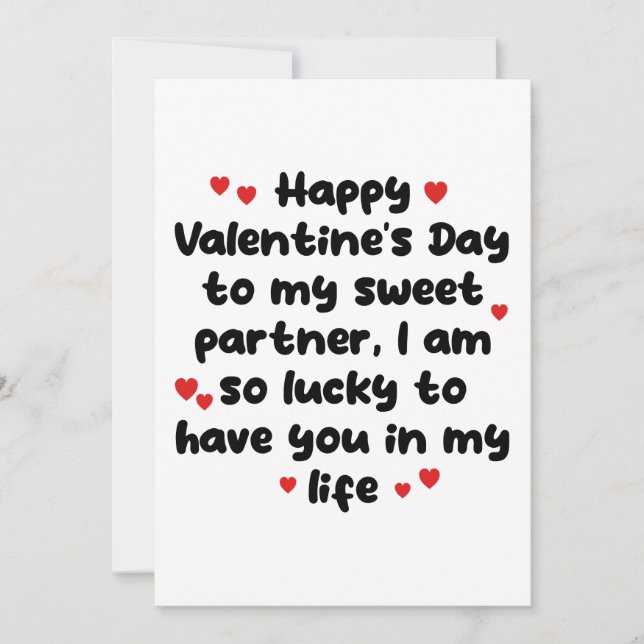Valentines day-kortets pojkvän lustig inbjudningar (Framsida)