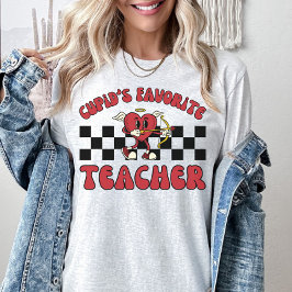 Valentines day Lärare, Cupids Favorite Teacher T Shirt