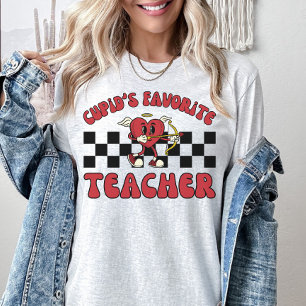Valentines day Lärare, Cupids Favorite Teacher T Shirt