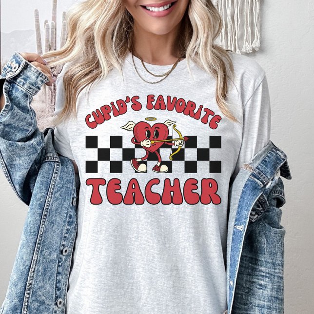 Valentines day Lärare, Cupids Favorite Teacher T Shirt (Skapare uppladdad)
