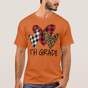 valentines day leopard 5:e klass-läraren Buffalo P T Shirt