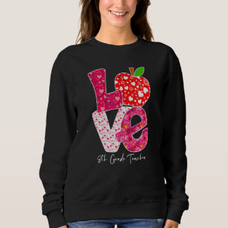 Valentines Day Love 8th Grade Teacher Teacher Kids T Shirt